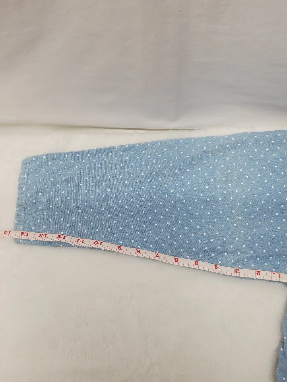 Rare vintage 90s oshkosh papertag bubble pants girls blue and white y2k polkadot